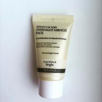 Overnight Miracle Pack mask with honey and vitamin complex from ManyoFactory