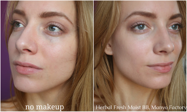 Herbal Fresh Moist BB Cream Review before and after